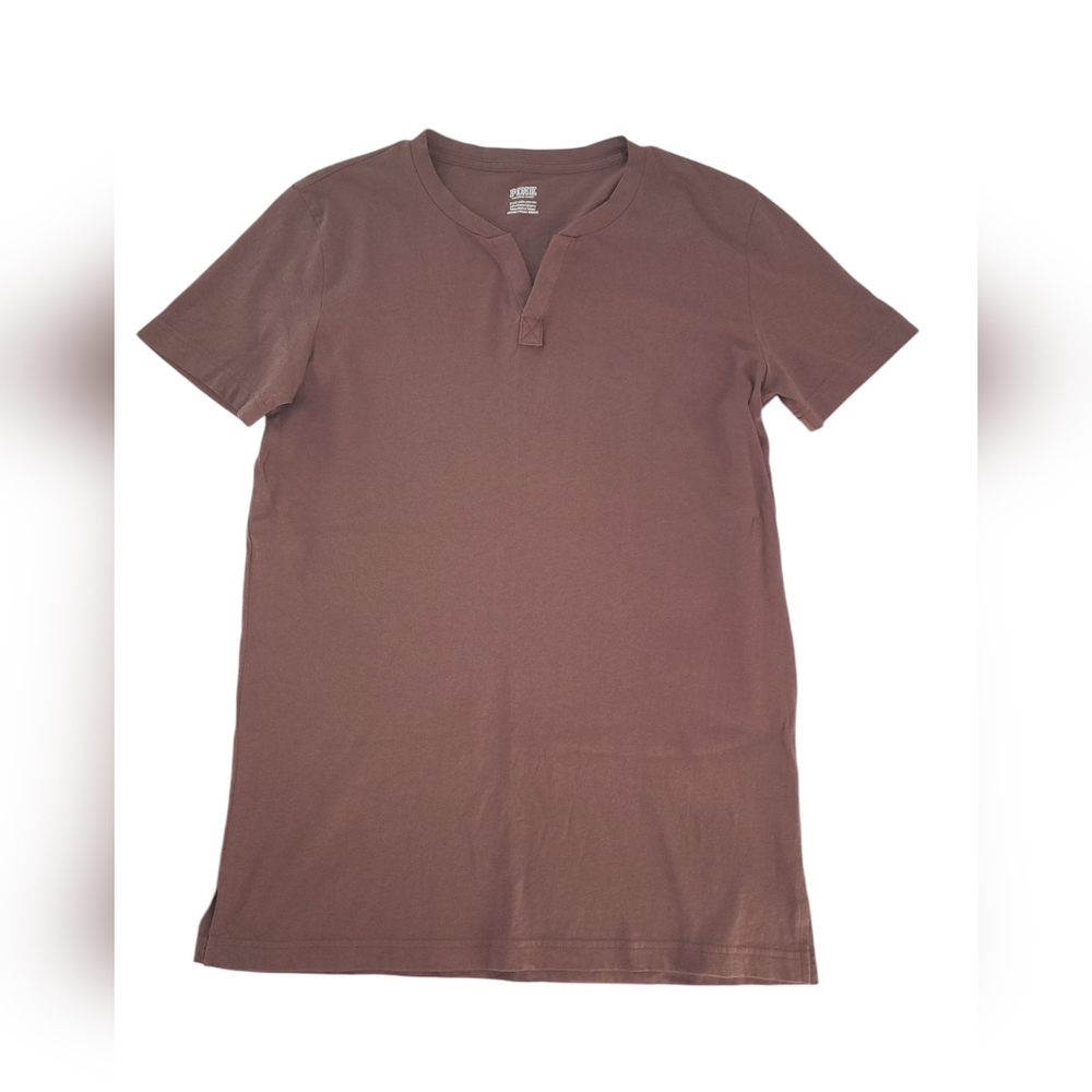 PINK Victoria's Secret Brown Short Sleeve Tee